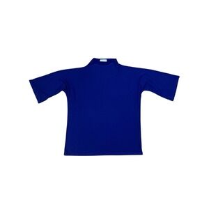 Bryn Walker Women's Sz S Royal Blue  Top 3/4 Flare Sleeve‎